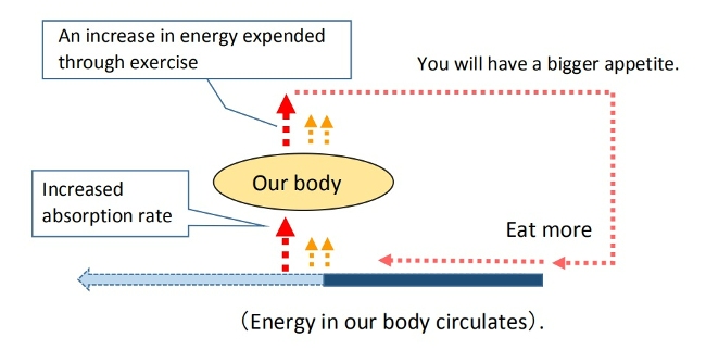 Energy circulates